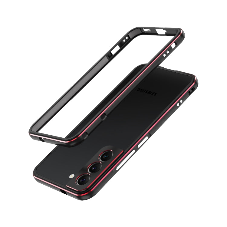 Protezione per obiettivo serie Aurora + custodia protettiva per telefono con struttura in metallo, For Samsung Galaxy S22 5G, For Samsung Galaxy S22+ 5G