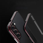 Protezione per obiettivo serie Aurora + custodia protettiva per telefono con struttura in metallo, For Samsung Galaxy S22 5G, For Samsung Galaxy S22+ 5G