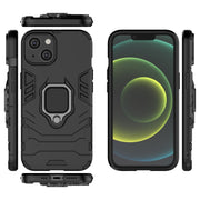 Custodia per telefono con supporto per anello magnetico PC + TPU, For iPhone 14 Plus, For iPhone 14, For iPhone 14 Pro, For iPhone 14 Pro Max