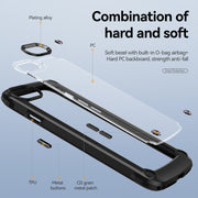 Custodia per telefono con protezione dell'obiettivo in TPU + PC, For iPhone SE 2022 / SE 2020 / 8 / 7
