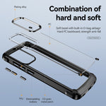 Custodia per telefono con protezione dell'obiettivo in TPU + PC, For Samsung Galaxy A52 5G / 4G, For Samsung Galaxy A12