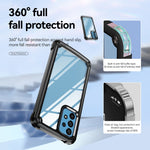 Custodia per telefono con protezione dell'obiettivo in TPU + PC, For Samsung Galaxy A52 5G / 4G, For Samsung Galaxy A12