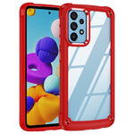 Custodia per telefono con protezione dell'obiettivo in TPU + PC, For Samsung Galaxy A52 5G / 4G, For Samsung Galaxy A12