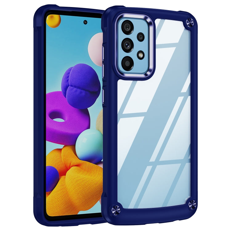 Custodia per telefono con protezione dell'obiettivo in TPU + PC, For Samsung Galaxy A52 5G / 4G, For Samsung Galaxy A12
