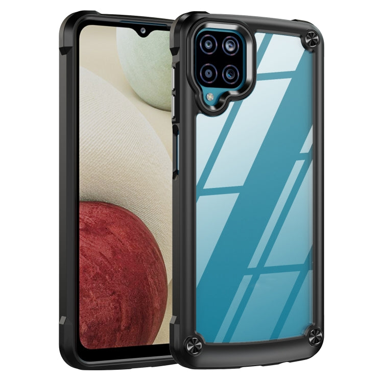 Custodia per telefono con protezione dell'obiettivo in TPU + PC, For Samsung Galaxy A52 5G / 4G, For Samsung Galaxy A12