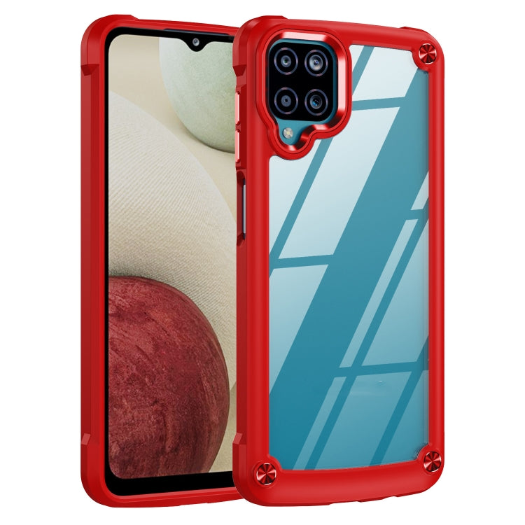 Custodia per telefono con protezione dell'obiettivo in TPU + PC, For Samsung Galaxy A52 5G / 4G, For Samsung Galaxy A12