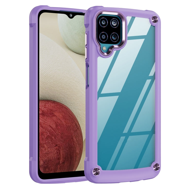 Custodia per telefono con protezione dell'obiettivo in TPU + PC, For Samsung Galaxy A52 5G / 4G, For Samsung Galaxy A12