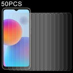 50 pellicole in vetro temperato da 0,26 mm 9H 2,5D, For Coolpad Cool 20s (50 PCS), For ZTE Blade A52 2022 (50 PCS), For ZTE Blade A72 2022 5G (50 PCS)