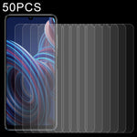 50 pellicole in vetro temperato da 0,26 mm 9H 2,5D, For Coolpad Cool 20s (50 PCS), For ZTE Blade A52 2022 (50 PCS), For ZTE Blade A72 2022 5G (50 PCS)