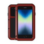 Custodia protettiva in metallo con vetro per iPhone SE 2022/2020/