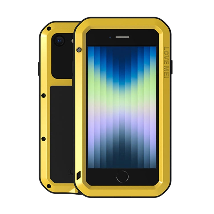 Custodia protettiva in metallo con vetro per iPhone SE 2022/2020/