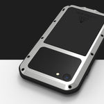 Custodia protettiva in metallo con vetro per iPhone SE 2022/2020/