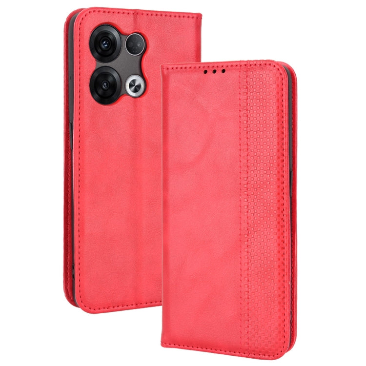 Custodia per telefono in pelle di cavallo pazzo retrò con fibbia magnetica, For OPPO Reno8 Pro+, For TCL 303 / Alcatel 1B 2022, For vivo S15e, For Honor Magic4 Pro, For Nokia C21 Plus, For Nokia C21