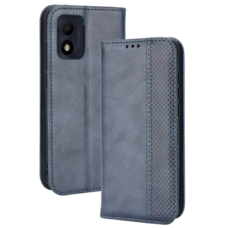 Custodia per telefono in pelle di cavallo pazzo retrò con fibbia magnetica, For OPPO Reno8 Pro+, For TCL 303 / Alcatel 1B 2022, For vivo S15e, For Honor Magic4 Pro, For Nokia C21 Plus, For Nokia C21