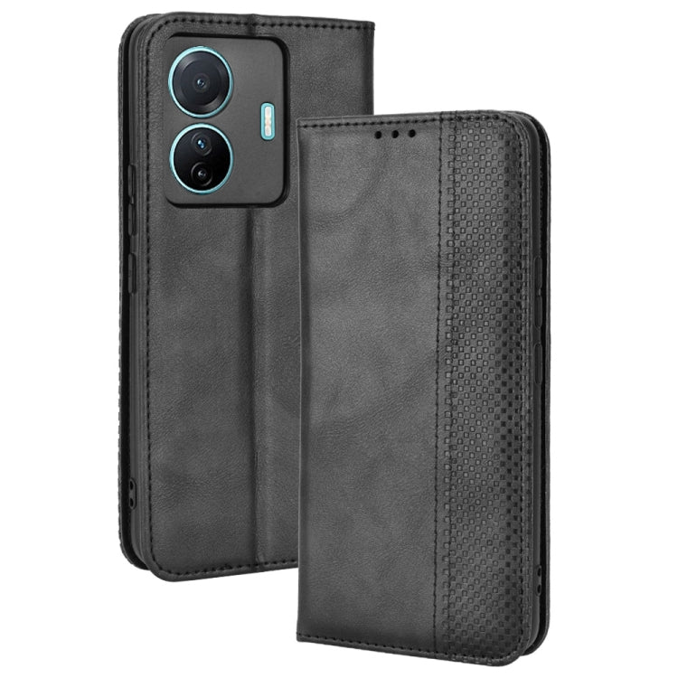 Custodia per telefono in pelle di cavallo pazzo retrò con fibbia magnetica, For OPPO Reno8 Pro+, For TCL 303 / Alcatel 1B 2022, For vivo S15e, For Honor Magic4 Pro, For Nokia C21 Plus, For Nokia C21