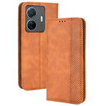 Custodia per telefono in pelle di cavallo pazzo retrò con fibbia magnetica, For OPPO Reno8 Pro+, For TCL 303 / Alcatel 1B 2022, For vivo S15e, For Honor Magic4 Pro, For Nokia C21 Plus, For Nokia C21