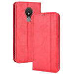 Custodia per telefono in pelle di cavallo pazzo retrò con fibbia magnetica, For OPPO Reno8 Pro+, For TCL 303 / Alcatel 1B 2022, For vivo S15e, For Honor Magic4 Pro, For Nokia C21 Plus, For Nokia C21