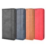 Custodia per telefono in pelle di cavallo pazzo retrò con fibbia magnetica, For Honor X9 5G / Magic4 Lite / X30, For Samsung Galaxy Xcover6 Pro, For OnePlus Nord CE 2 Lite 5G/OPPO Realme 9 Pro/9 5G, For OnePlus Nord 2T, For UMIDIGI A13 / A13 Pro / A13S...