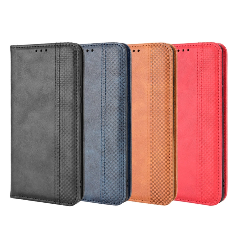Custodia per telefono in pelle di cavallo pazzo retrò con fibbia magnetica, For Honor X9 5G / Magic4 Lite / X30, For Samsung Galaxy Xcover6 Pro, For OnePlus Nord CE 2 Lite 5G/OPPO Realme 9 Pro/9 5G, For OnePlus Nord 2T, For UMIDIGI A13 / A13 Pro / A13S...