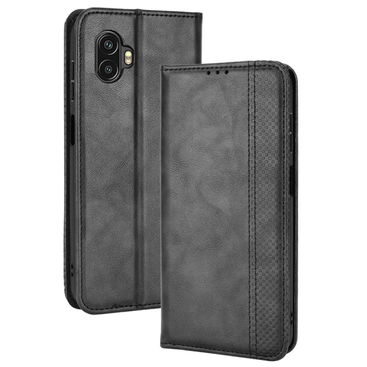 Custodia per telefono in pelle di cavallo pazzo retrò con fibbia magnetica, For Honor X9 5G / Magic4 Lite / X30, For Samsung Galaxy Xcover6 Pro, For OnePlus Nord CE 2 Lite 5G/OPPO Realme 9 Pro/9 5G, For OnePlus Nord 2T, For UMIDIGI A13 / A13 Pro / A13S...