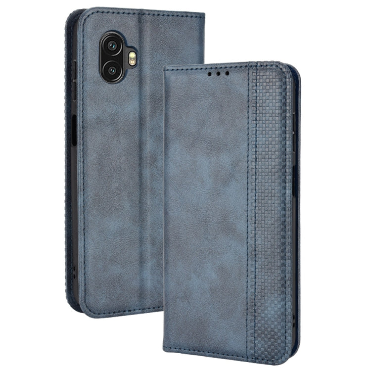 Custodia per telefono in pelle di cavallo pazzo retrò con fibbia magnetica, For Honor X9 5G / Magic4 Lite / X30, For Samsung Galaxy Xcover6 Pro, For OnePlus Nord CE 2 Lite 5G/OPPO Realme 9 Pro/9 5G, For OnePlus Nord 2T, For UMIDIGI A13 / A13 Pro / A13S...