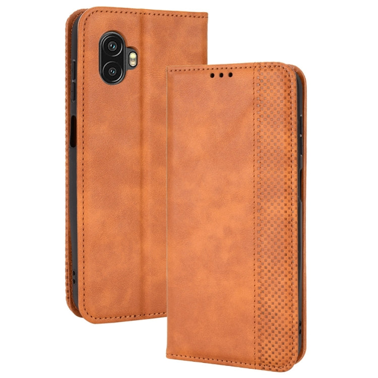 Custodia per telefono in pelle di cavallo pazzo retrò con fibbia magnetica, For Honor X9 5G / Magic4 Lite / X30, For Samsung Galaxy Xcover6 Pro, For OnePlus Nord CE 2 Lite 5G/OPPO Realme 9 Pro/9 5G, For OnePlus Nord 2T, For UMIDIGI A13 / A13 Pro / A13S...