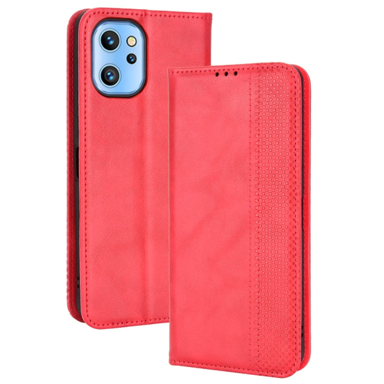Custodia per telefono in pelle di cavallo pazzo retrò con fibbia magnetica, For Honor X9 5G / Magic4 Lite / X30, For Samsung Galaxy Xcover6 Pro, For OnePlus Nord CE 2 Lite 5G/OPPO Realme 9 Pro/9 5G, For OnePlus Nord 2T, For UMIDIGI A13 / A13 Pro / A13S...