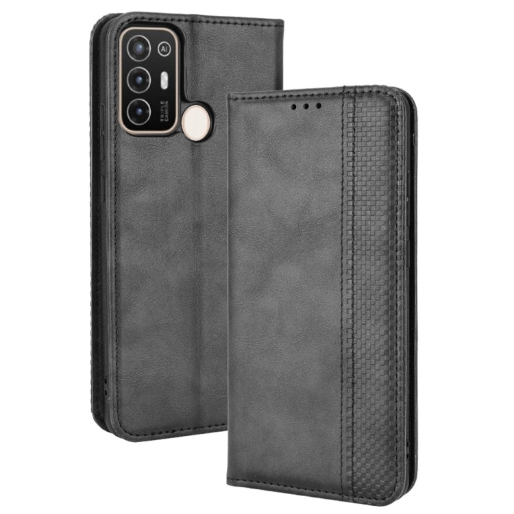 Custodia per telefono in pelle di cavallo pazzo retrò con fibbia magnetica, For Honor X9 5G / Magic4 Lite / X30, For Samsung Galaxy Xcover6 Pro, For OnePlus Nord CE 2 Lite 5G/OPPO Realme 9 Pro/9 5G, For OnePlus Nord 2T, For UMIDIGI A13 / A13 Pro / A13S...
