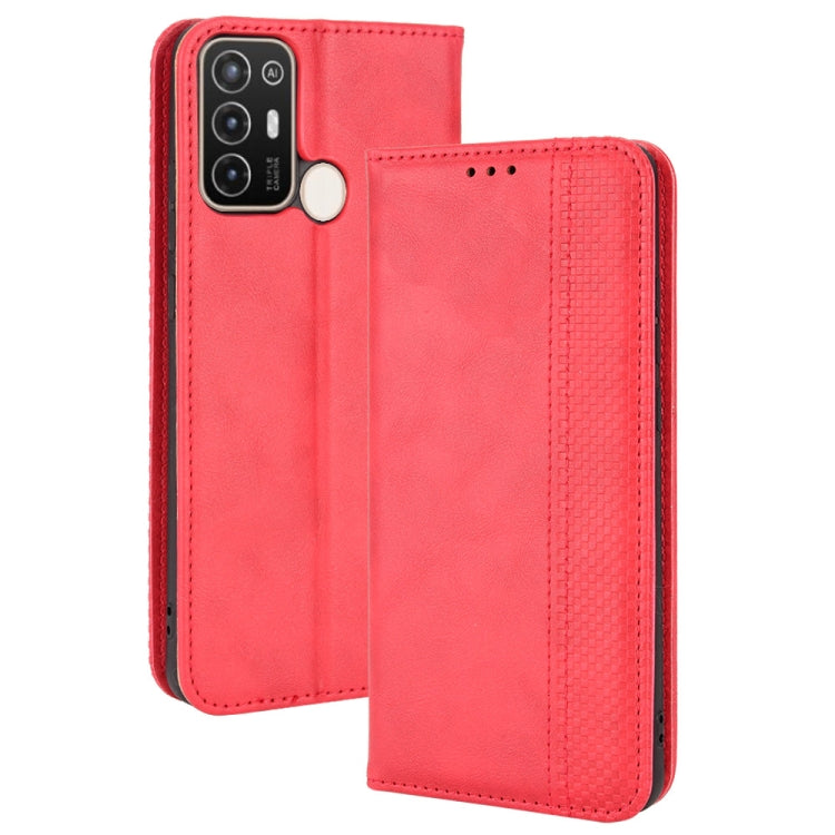 Custodia per telefono in pelle di cavallo pazzo retrò con fibbia magnetica, For Honor X9 5G / Magic4 Lite / X30, For Samsung Galaxy Xcover6 Pro, For OnePlus Nord CE 2 Lite 5G/OPPO Realme 9 Pro/9 5G, For OnePlus Nord 2T, For UMIDIGI A13 / A13 Pro / A13S...