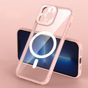 Custodia per telefono per PC trasparente in acrilico magnetico Soft Shield MagSafe, For iPhone 12 Pro, For iPhone 12