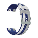 Cinturino tricolore in silicone + pelle da 22 mm, For Huawei Watch GT 3 Pro