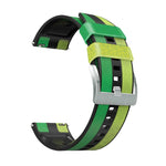 Cinturino tricolore in silicone + pelle da 22 mm, For Huawei Watch GT 3 Pro