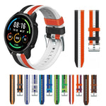 Cinturino tricolore in silicone + pelle da 22 mm, For Huawei Watch GT 3 Pro