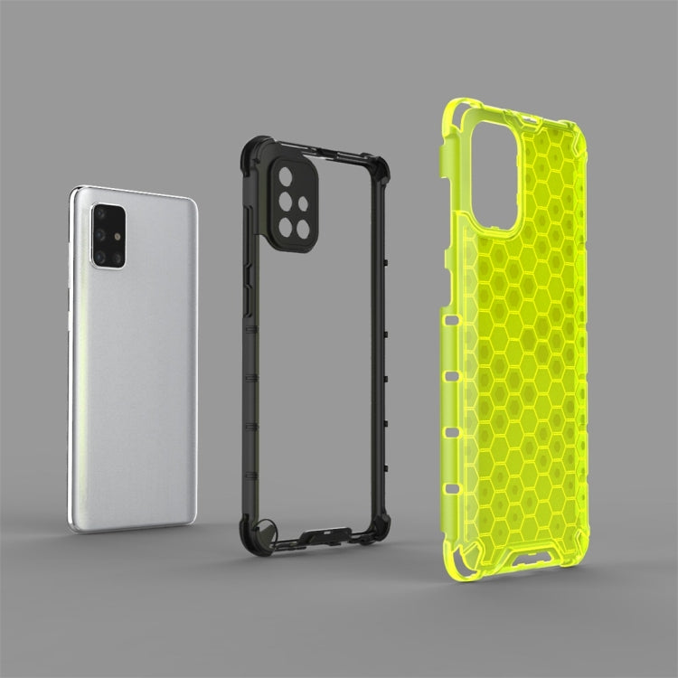 Custodia TPU a nido d'ape per Samsung Galaxy A71