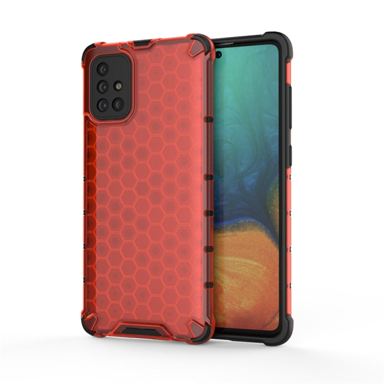 Custodia TPU a nido d'ape per Samsung Galaxy A71