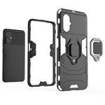 Custodia antiurto per PC + TPU con supporto per anello magnetico, For Xiaomi Poco M4 5G / Poco M5 5G / 4G