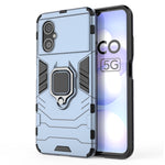 Custodia antiurto per PC + TPU con supporto per anello magnetico, For Xiaomi Poco M4 5G / Poco M5 5G / 4G