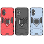 Custodia antiurto per PC + TPU con supporto per anello magnetico, For Xiaomi Poco M4 5G / Poco M5 5G / 4G