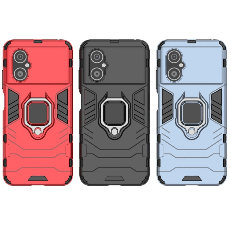 Custodia antiurto per PC + TPU con supporto per anello magnetico, For Xiaomi Poco M4 5G / Poco M5 5G / 4G