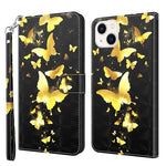 Custodia portafoglio in pelle per iPhone 14 Plus