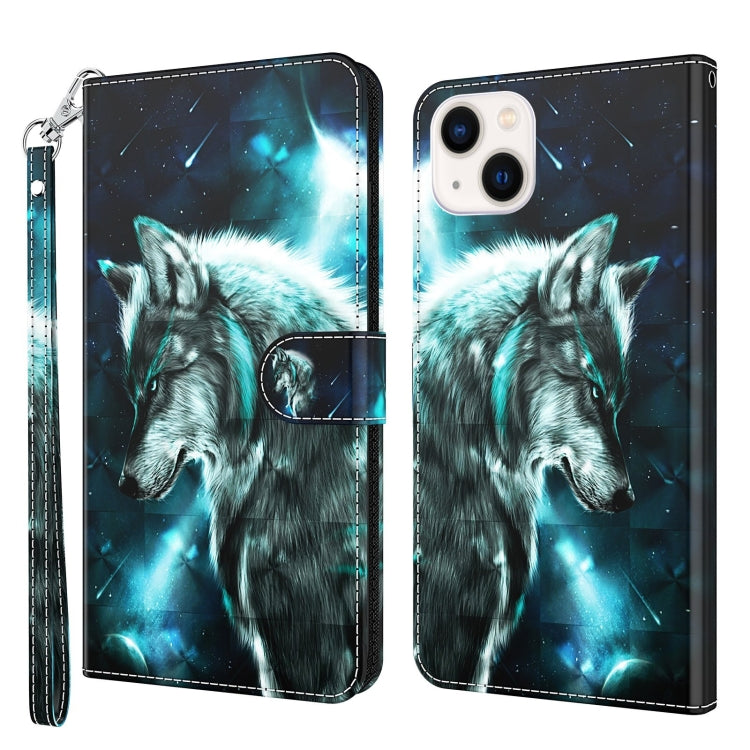 Custodia portafoglio in pelle per iPhone 14 Plus