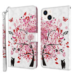 Custodia portafoglio in pelle per iPhone 14 Plus