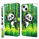 Custodia portafoglio in pelle per iPhone 14 Plus