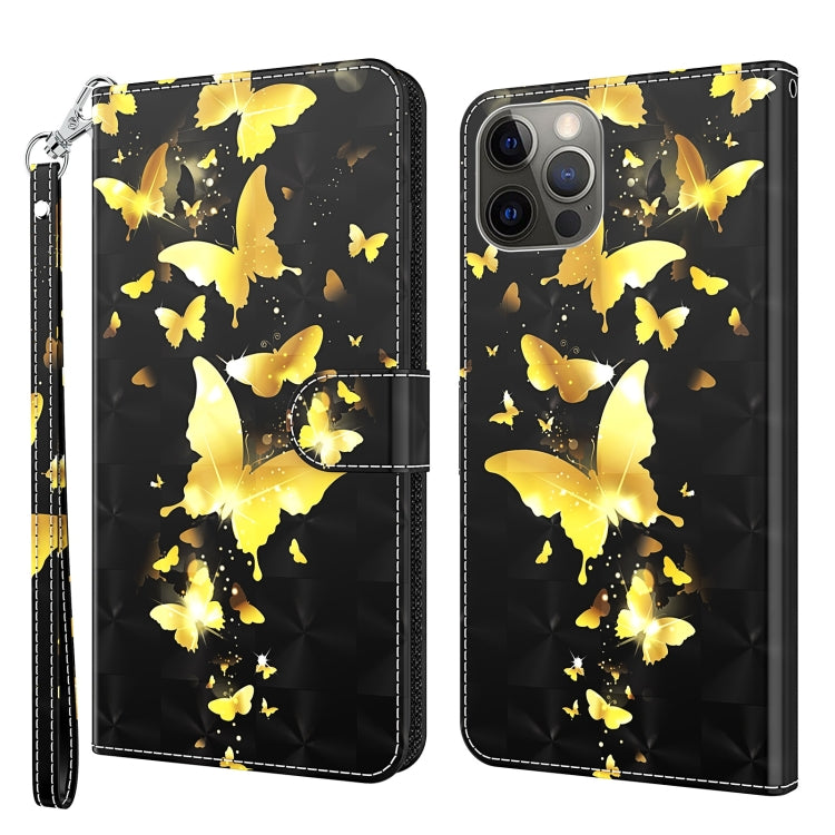 Custodia per cellulare in pelle flip modello pittura 3D, For iPhone 14 Pro, For iPhone 14 Pro Max