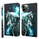 Custodia portafoglio in pelle per iPhone 14 Pro Max