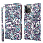 Custodia portafoglio in pelle per iPhone 14 Pro Max