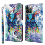 Custodia portafoglio in pelle per iPhone 14 Pro Max