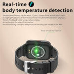 Q9 Pro GT2 Smart Watch con schermo TFT HD da 1,85 pollici, supporto per il monitoraggio della temperatura corporea/monitoraggio della frequenza cardiaca