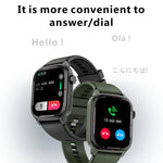 Q25 Smart Watch con schermo TFT HD da 1,7 pollici, supporto per chiamate Bluetooth/monitoraggio della pressione sanguigna