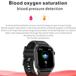 Q25 Smart Watch con schermo TFT HD da 1,7 pollici, supporto per chiamate Bluetooth/monitoraggio della pressione sanguigna